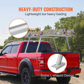 Truck Rack, 800 lbs Capacity, 71"x31" Aluminum Ladder Rack for Truck with 8 Non-Drilling C-clamps, Heavy Duty Truck Bed Rack Two-Bar Set for Kayak, Surfboard, Lumber, Ladder